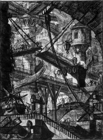 Prisões. Pasta 7 de Giovanni Battista Piranesi